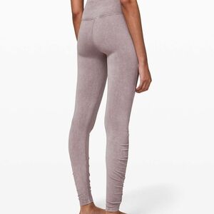 Lululemon Mauve Inner Glow Leggings